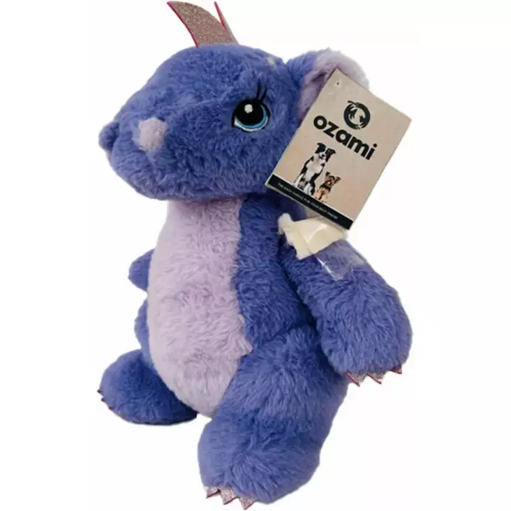 Pehmodino 34cm lila OZami - Koiran pehmolelut - 054009 - 1