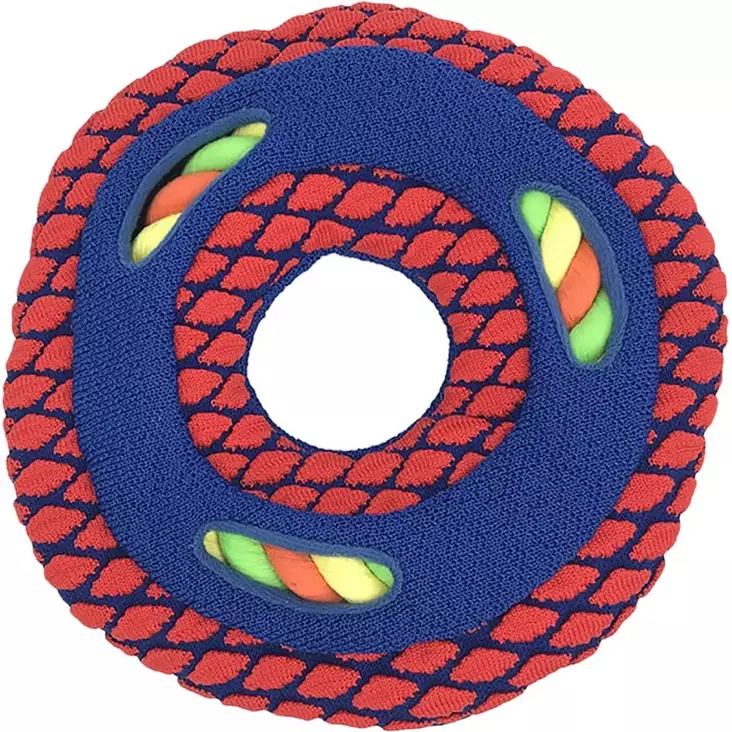 Pehmofrisbee Sport Disc M 19cm sini-punainen Sneakerz KONG - Koiran pallot ja heittolelut - 052369 - 1