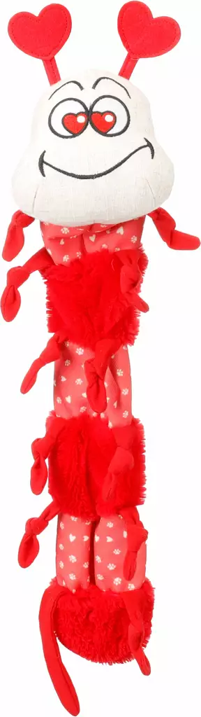 Pehmotoukka Lieve Catepillar 45cm punainen Flamingo - Koiran pehmolelut - 055569 - 1