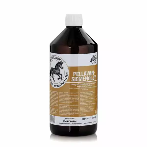 Pellavaöljy Black Horse - Hevosen ravintoöljyt - 000849 - 2