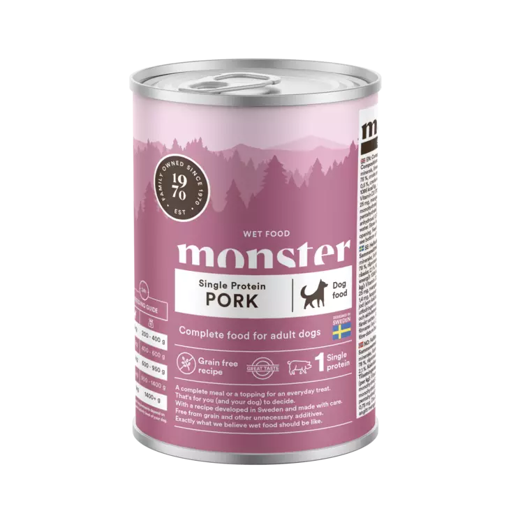 Possu 400g prk monster Dog - Koiran säilykkeet aikuisille koirille - 051199 - 1