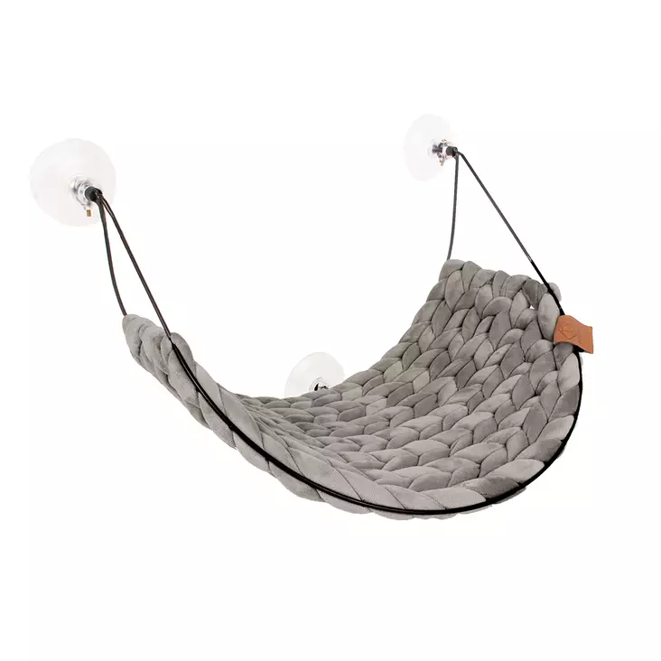 Ikkunapeti Sofia imukupeilla max 10kg harmaa D&D - Kissan pesä-, iglu- ja riippupedit - 047299 - 2