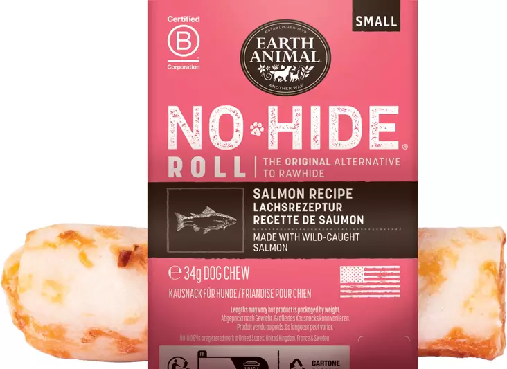 Pururulla No Hide lohi / salmon Earth Animal - Koirien puruluut - 056309 - 1