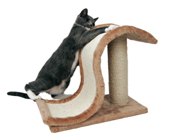 Raapimapuu Inca Tolppa+Aalto 39cm beige Trixie - Kissan raapimalaudat ja -tolpat - 047529 - 1