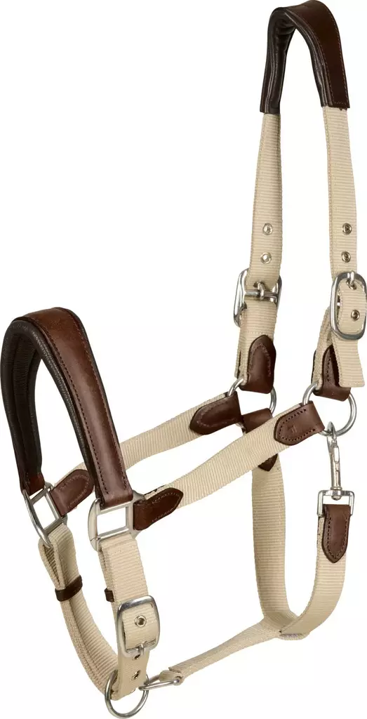 Riimu Keisha nahkaosioilla beige HorseGuard - Hevosen nahkariimut ja narut - 048039 - 1