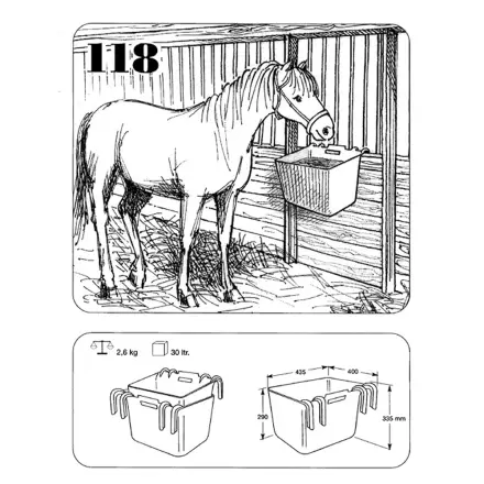 Ruoka-astia matkamalli XL 30L musta - Kotieläinten ruokinta-astiat ja ämpärit - 031579 - 1