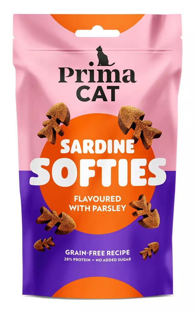 Sardiini ja persilja 50g Softies PrimaCat - Kissan herkut ja makupalat - 059029 - 1