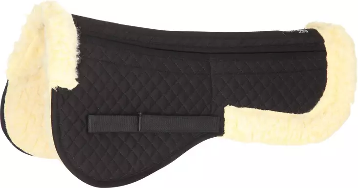 Satulapadi Correction imit. tekoturkiksella FULL musta HorseGuard - Ratsun satulahuovat ja romaanit - 056049 - 1