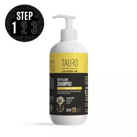 Shampoo Deep Clean all coat type Ultra Natural Care Tauro Pro Line - Koiran shampoot - 059149 - 1