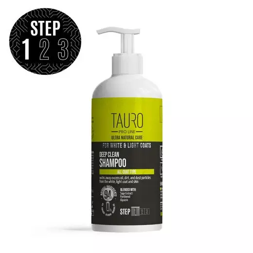 Shampoo Deep Clean Ultra Natural Care Tauro Pro Line - Koiran shampoot - 052199 - 1