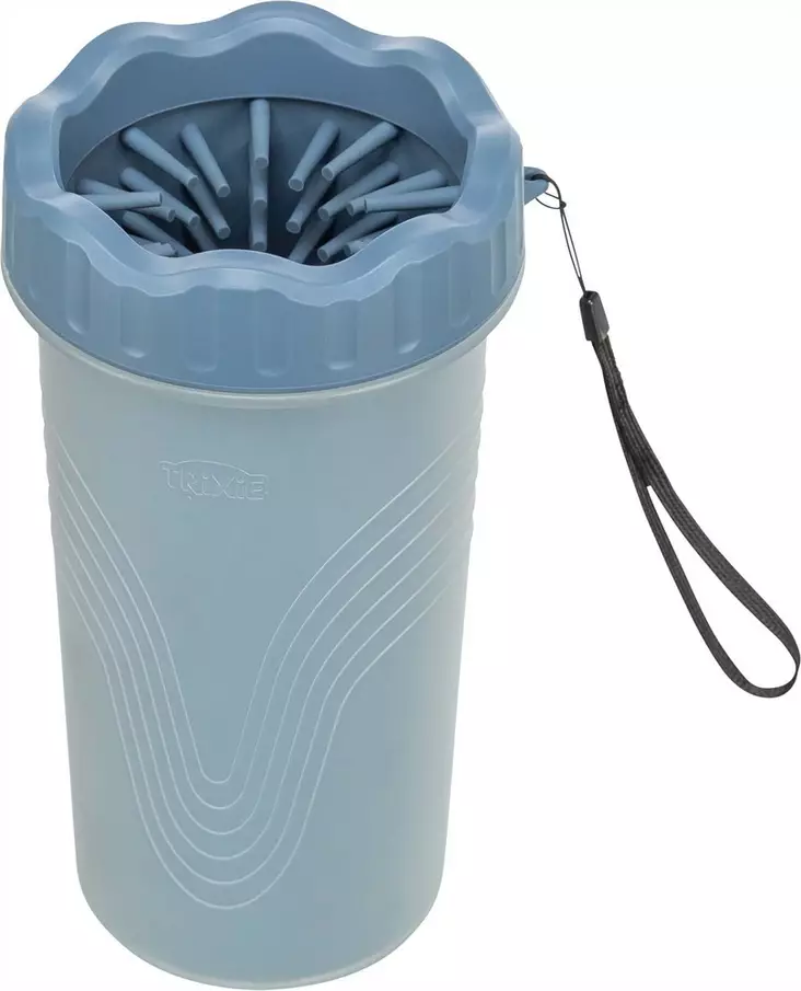 Tassupesuri silikoniharjaksilla L-XL sininen Trixie - Koiran puhdistusliinat ja kuivapesu - 057999 - 1