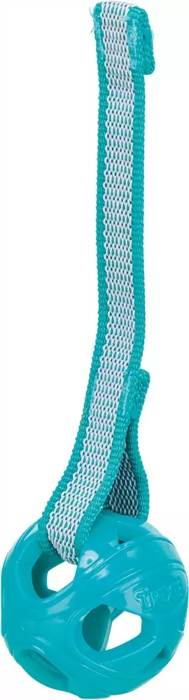 Kennopallo gripillä 6x23cm turkoo Trixie - Koiran pallot ja heittolelut - 054709 - 1
