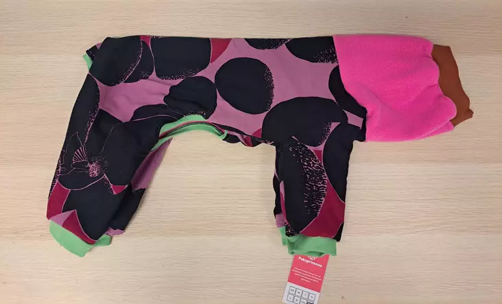 Trikoohaalari Muumi fleecevuorella XXXL 45cm Pukuprinsessa - Koiran haalarit - 055899 - 1