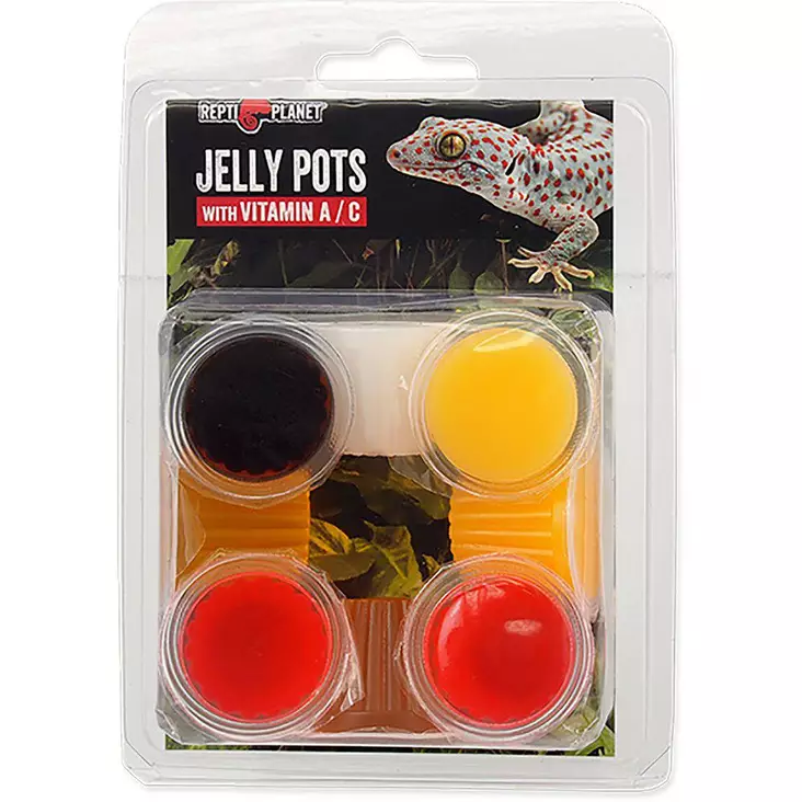 Vitamiinihyytelö Jelly Pots 8x16g MIX - Matelijoiden ruokinta ja lisäravinteet - 023719 - 1