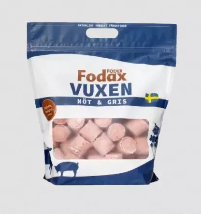 Vuxen nauta sika 1,5kg Fodax - Pakaste täys- ja täydennysravinnot - 059969 - 1