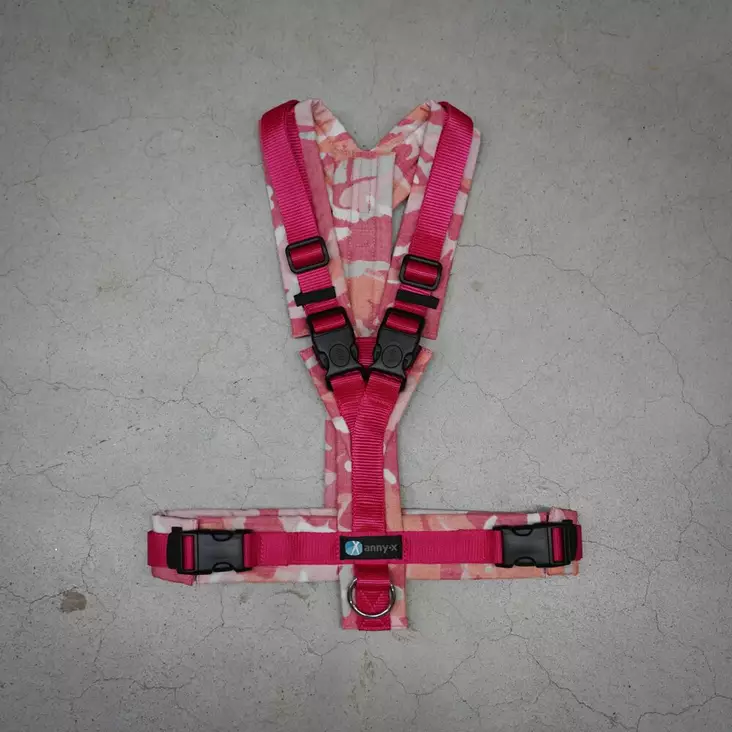 Y-valjas Open Fun fire pink AnnyX LIMITED EDITION - Koiran Y-valjaat - 052459 - 1